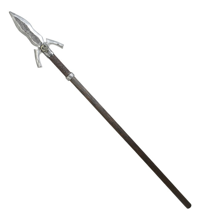 Totenkopfspeer 157 cm mit Totenkopf-Motiv als Fasnachts-Accessoire