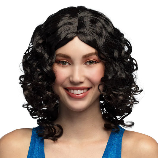 Perücke Cocktail Schwarz