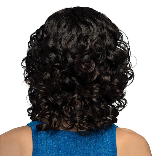 Perücke Cocktail Schwarz