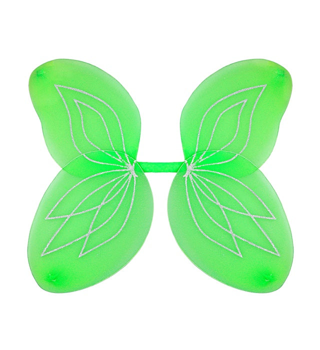 Grüne Flügel 58x46 cm als Kostümzubehör für Fasnacht und Karneval
