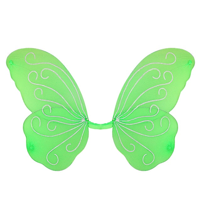 Grüne Schmetterlingsflügel 85x50 cm für Fasnacht und Kostüme