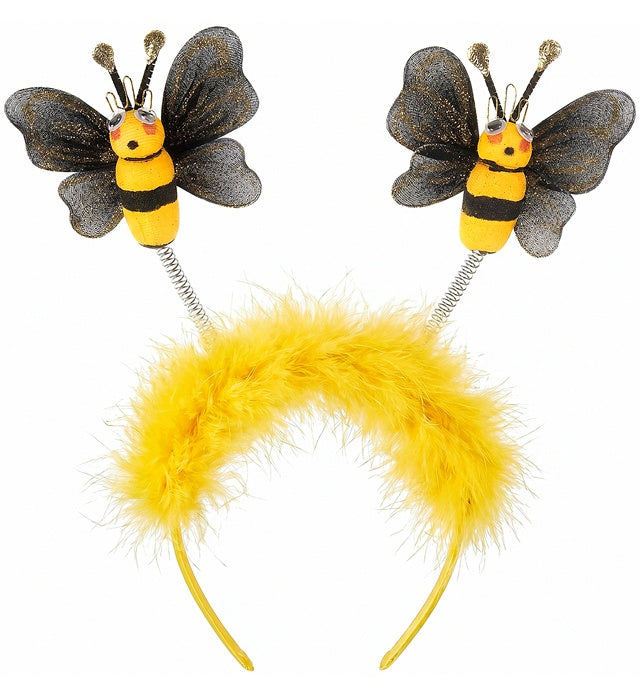 Haarreif mit drei kleinen Bienen als Fasnachts-Accessoire