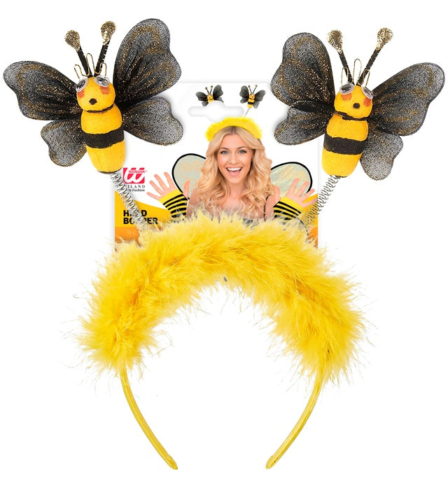 Haarreif mit drei kleinen Bienen als Fasnachts-Accessoire