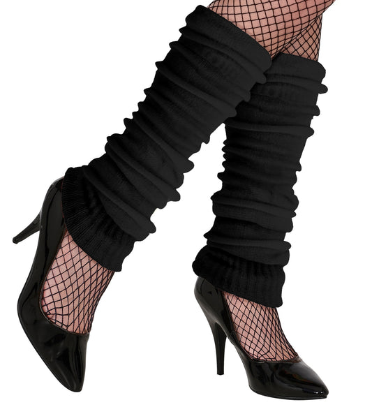 Beinstulpen Legwarmers in Schwarz