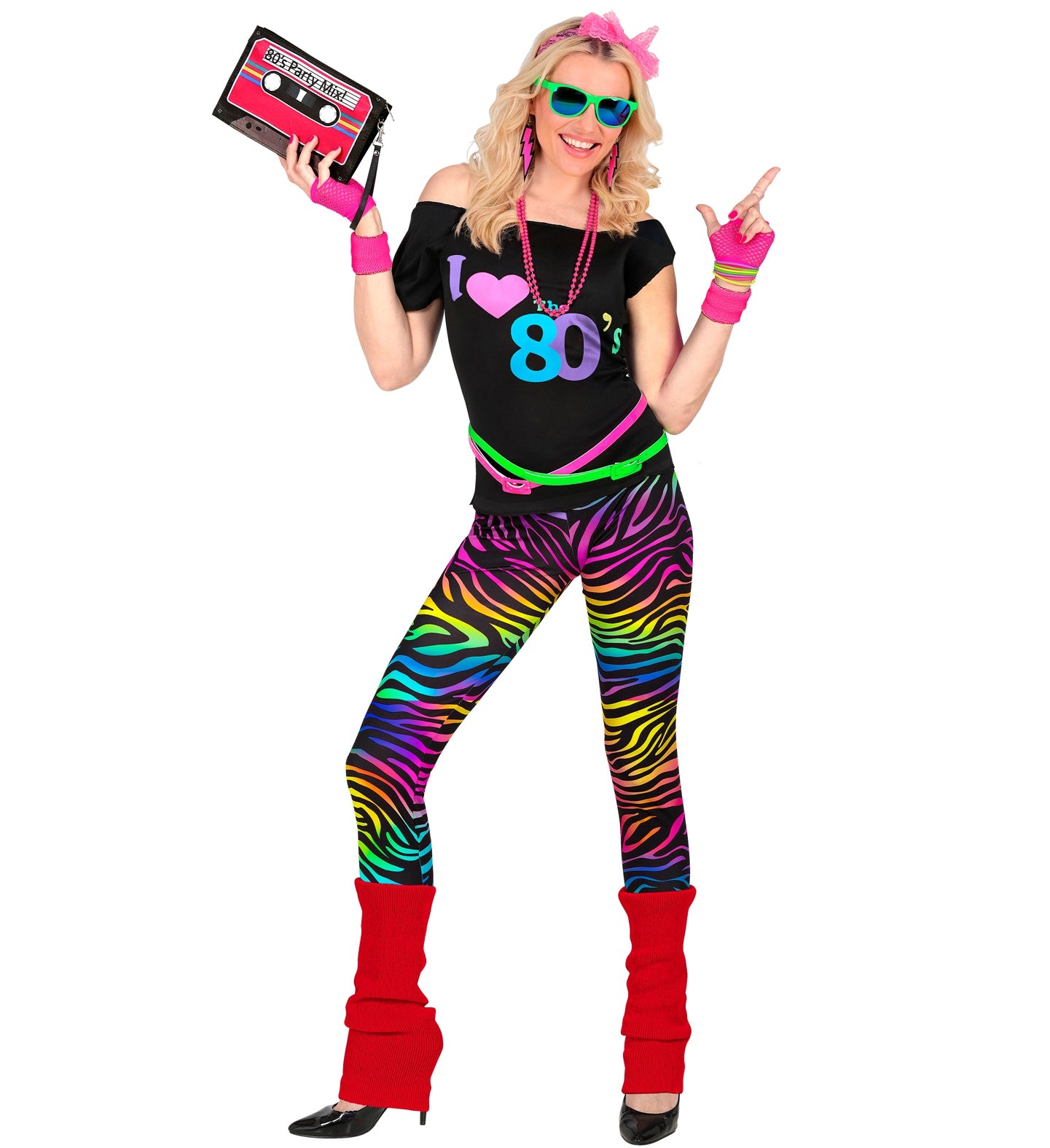 Beinstulpen Legwarmers in Rot