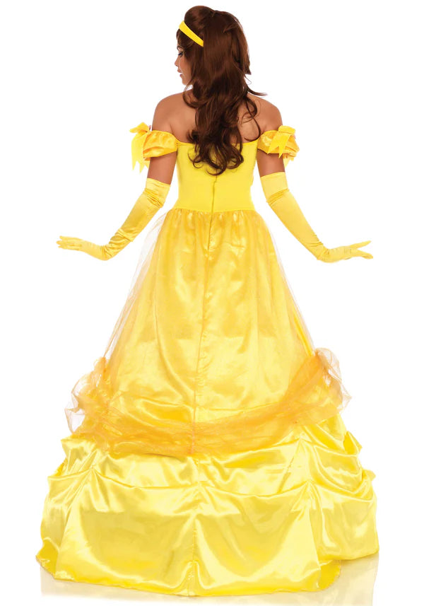 Deluxe Belle Of The Ball Gown Damen Ballkleid in Goldgelb
