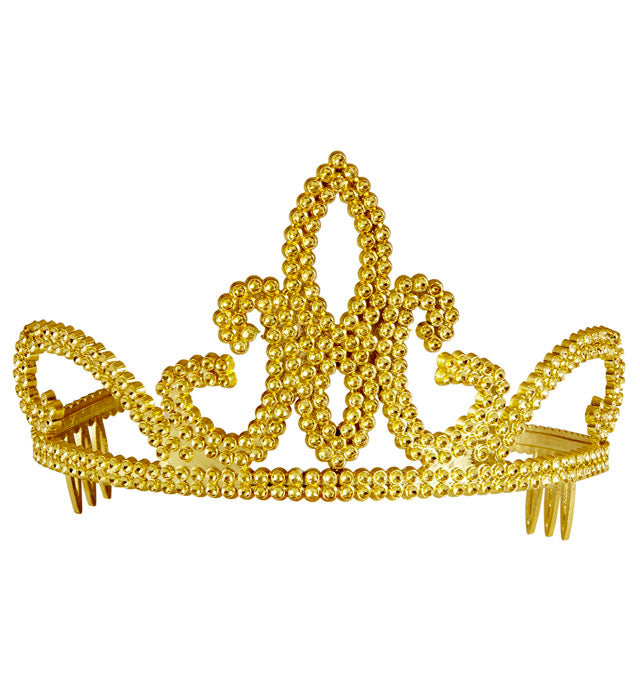Goldene Tiara als Fasnachts-Accessoire