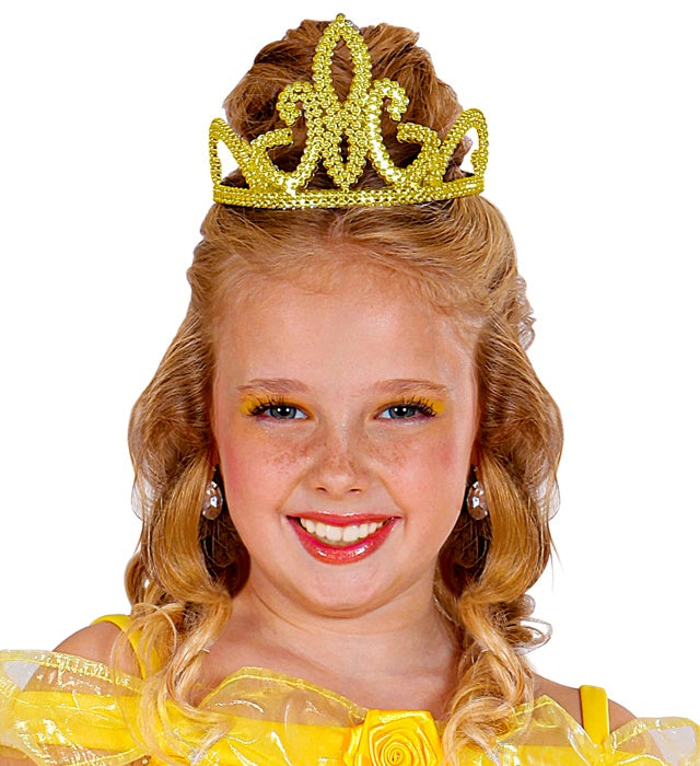 Goldene Tiara als Fasnachts-Accessoire