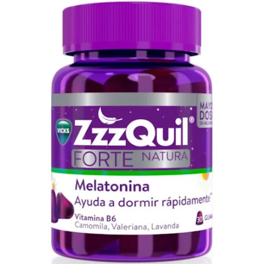 ZZQUIL ZZQUIL Zzzquil Forte Natura Melatonin 30 Stück Schlafhilfe Kapseln Kosmetik