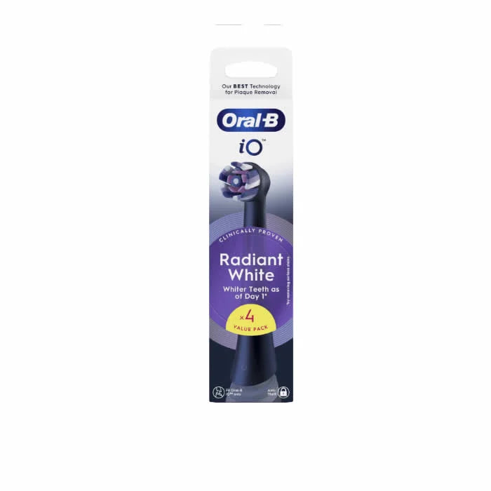 Oral-B iO Radiant White Ersatz-Aufsteckbürsten 4er-Pack