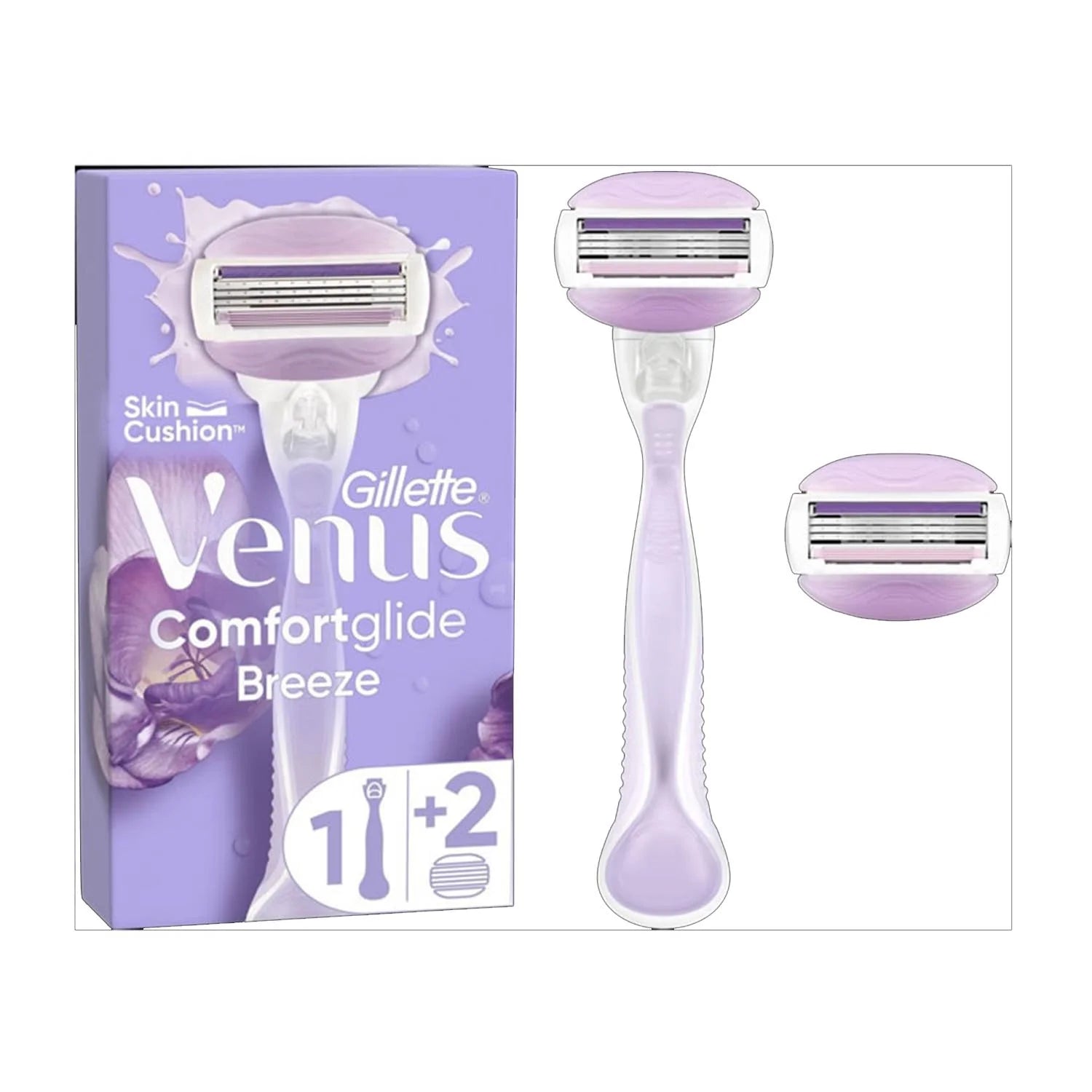GILLETTE Gillette Venus Breeze 3 Klingen Rasierklingen 2 Stück Nachfüllpack Kosmetik