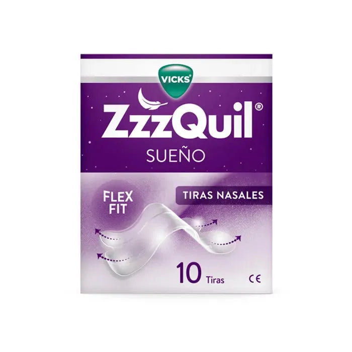 ZZQUIL ZZQUIL Sleep Nasenstreifen 10 Stück zur Anwendung bei Schnarchen und Nasenatmung Kosmetik