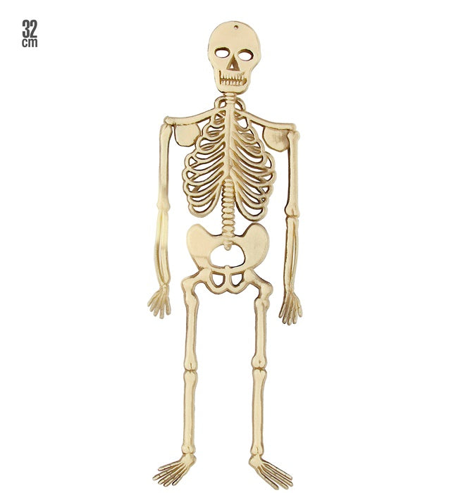 32 cm großes realistisches Skelett als Halloween und Fasnacht Dekoration