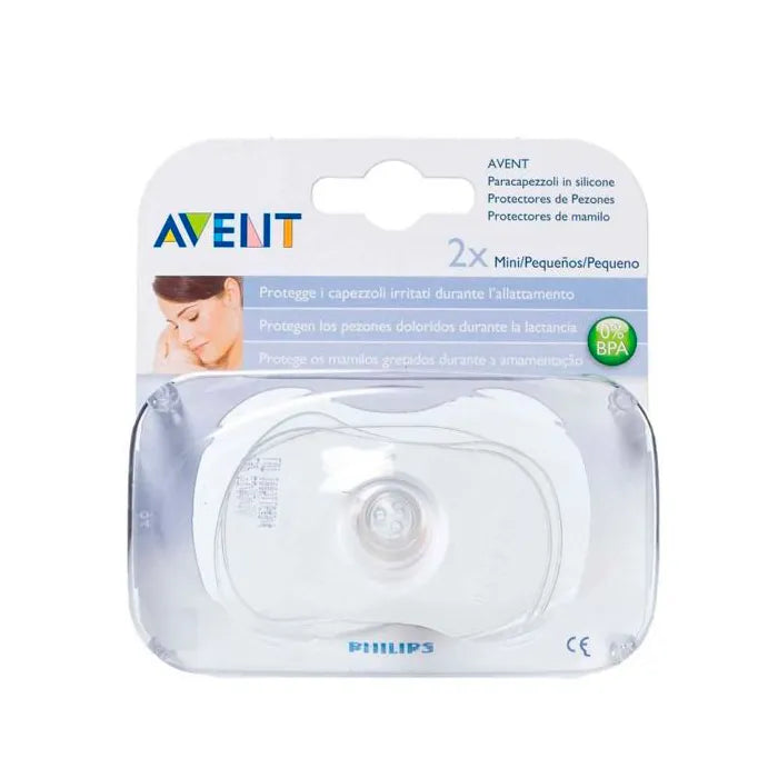 AVENT AVENT 2 Mini-Silikon-Brustwarzenschützer aus weichem Silikon Kosmetik