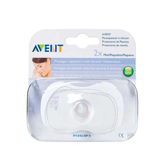 AVENT AVENT 2 Mini-Silikon-Brustwarzenschützer Schutz für Brustwarzen aus Silikon Kosmetik