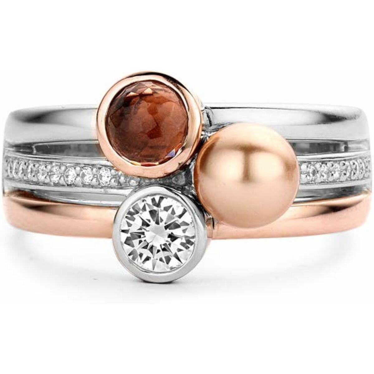 Ti Sento Damenring Ti Sento 12137Pr/56 16