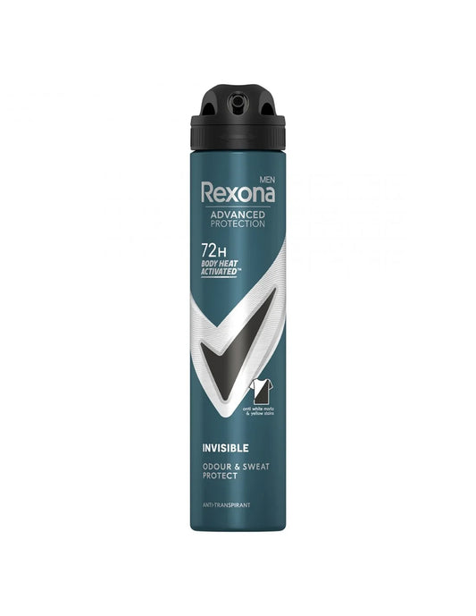 REXONA REXONA Men Deo Spray Invisible Black + White 200 ml 72 Stunden Schutz Kosmetik
