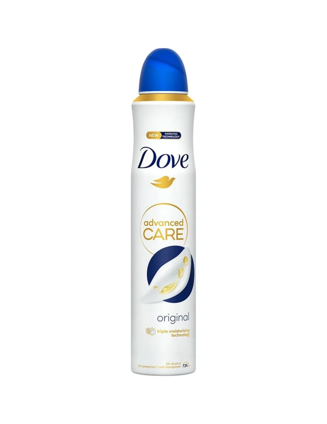DOVE Dove Deodorant Spray 200 ml Original Duft Antitranspirant für Damen und Herren Kosmetik