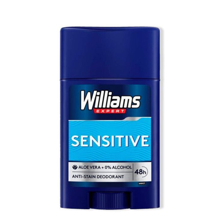 WILLIAMS EXPERT WILLIAMS EXPERT Desodorante Stick Piel Sensible 75 ml Sensitive Deodorant Stick Kosmetik