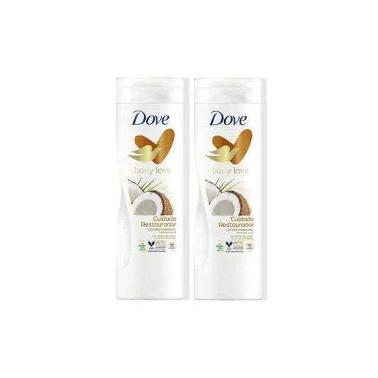 DOVE DOVE Body Lotion 400 ml Kokosduft im Doppelpack Kosmetik
