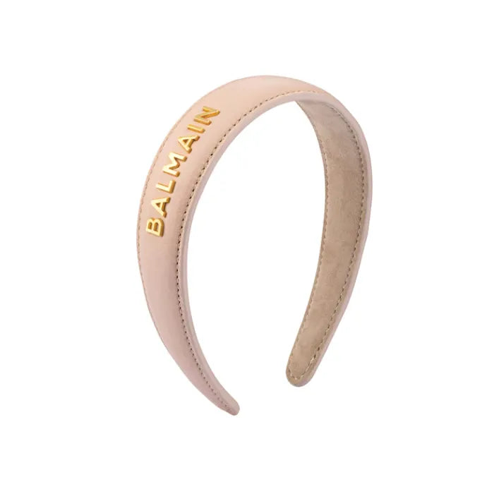 BALMAIN HAIR COUTURE BALMAIN HAIR COUTURE Genuine Leather Haarband aus echtem Leder für Damen und Herren Kosmetik