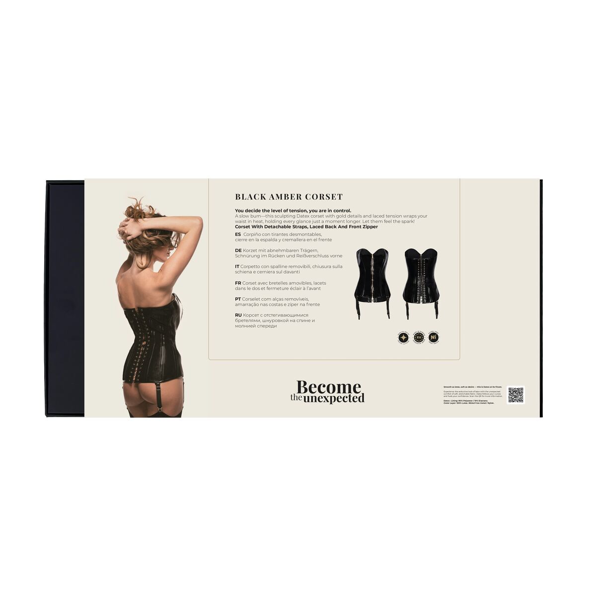 Corset Body Guilty Pleasure Schwarz (L)