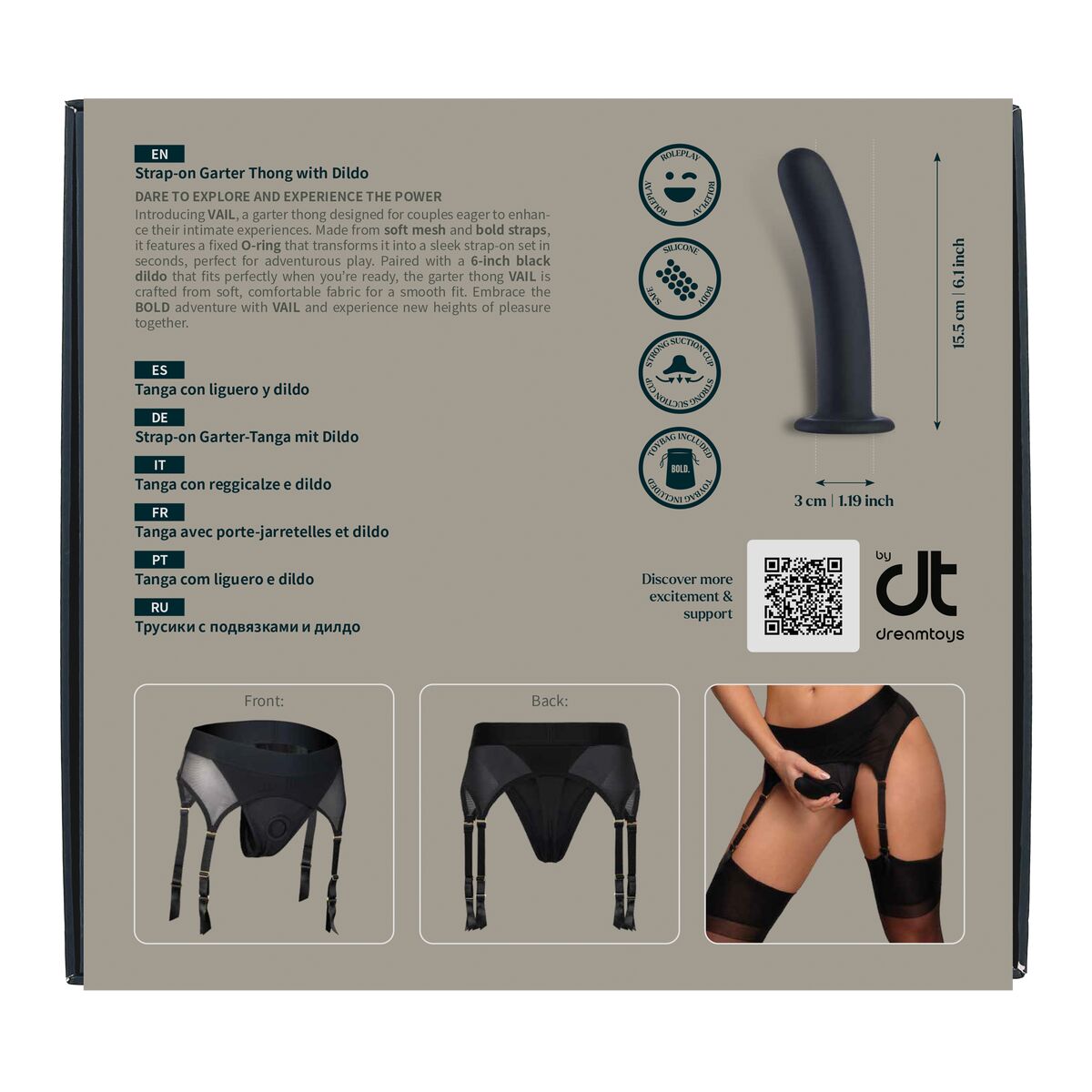 Tanga mit Dildo Dream Toys Bold