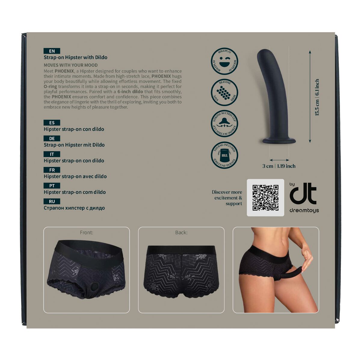 Slip mit Dildo Dream Toys Bold