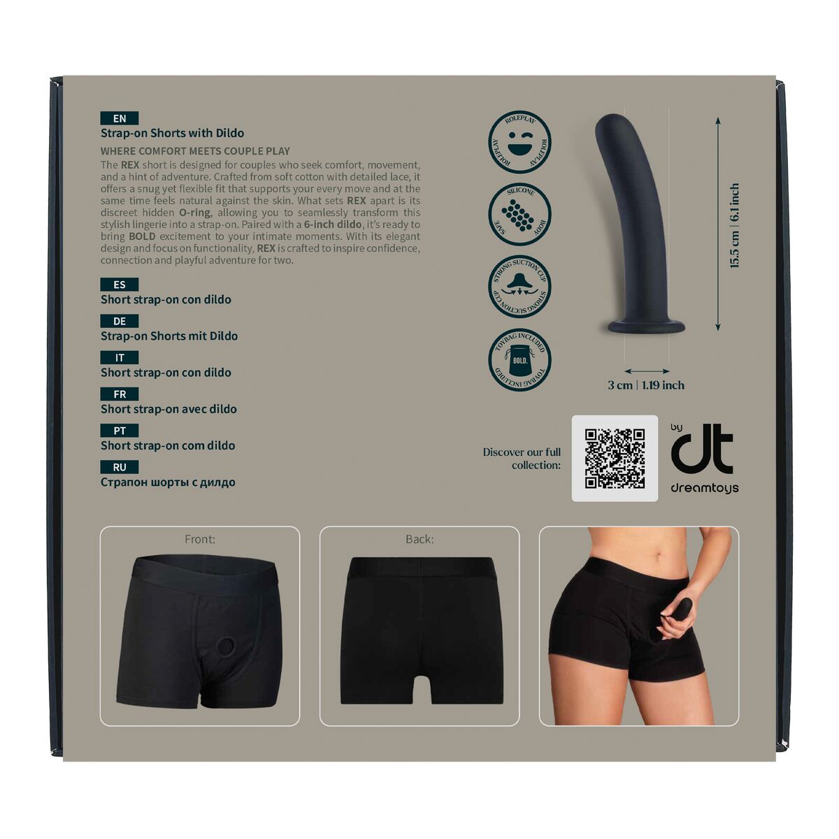Slip mit Dildo Dream Toys Bold