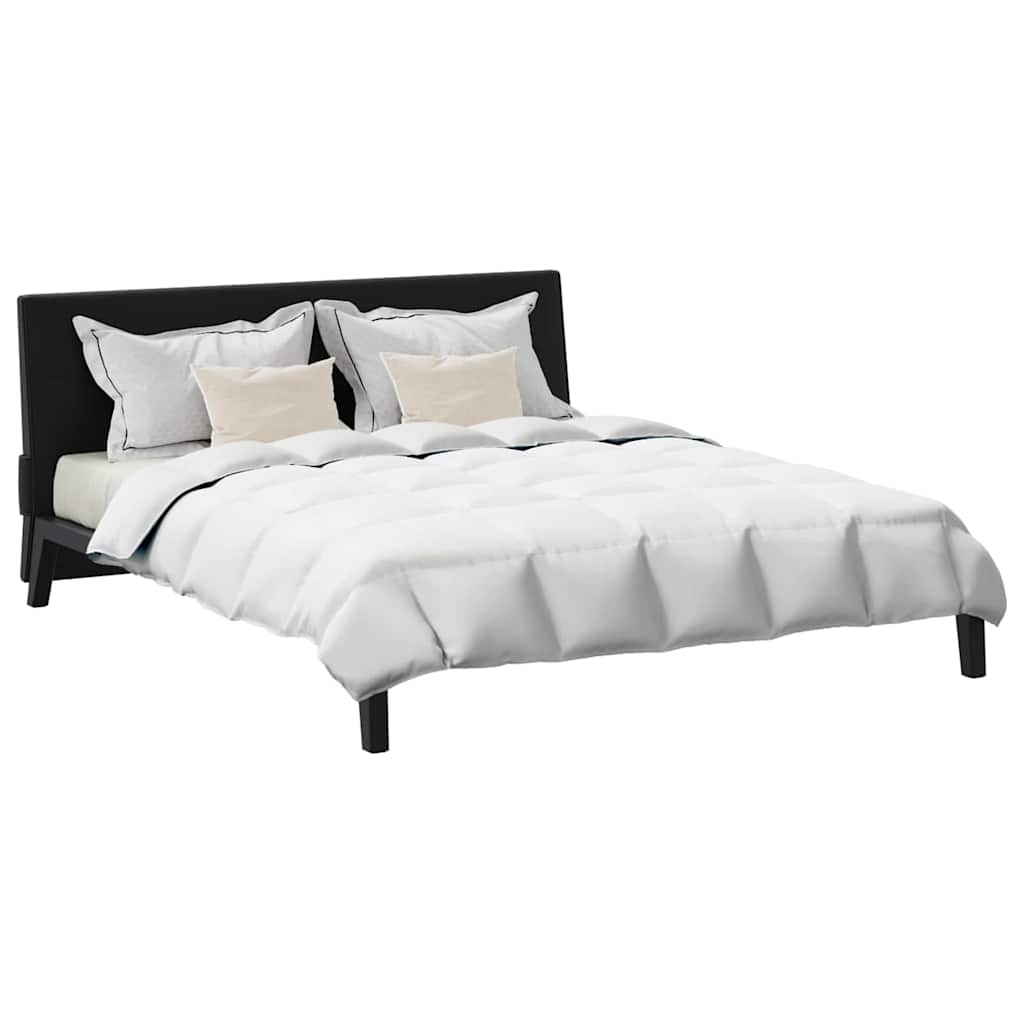 Bettdecken Set Mit Kissen 3 Pcs Weiß Daunenfeder