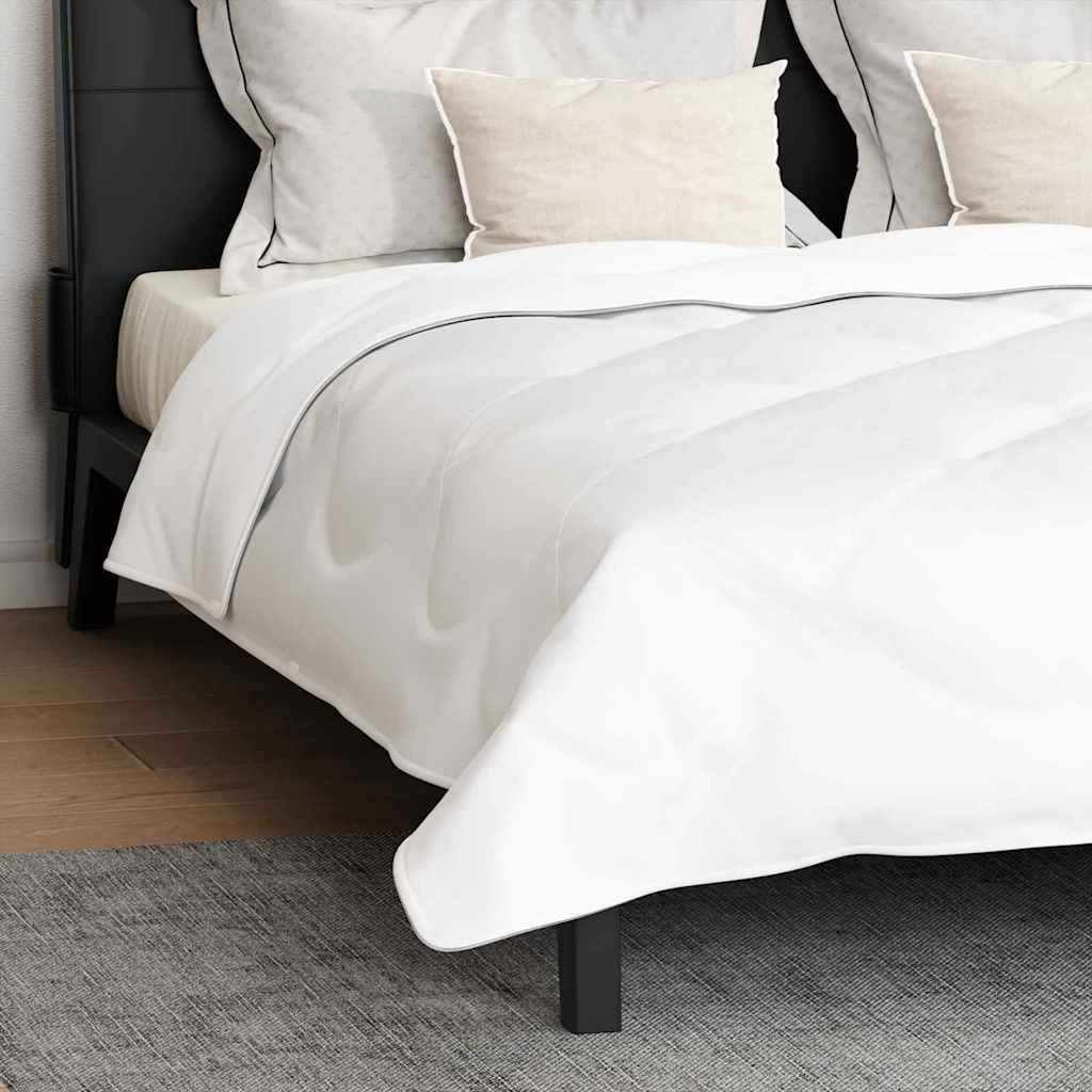 Bettdecke Mit Kissen 3 Pcs Weiß Mikrofaser