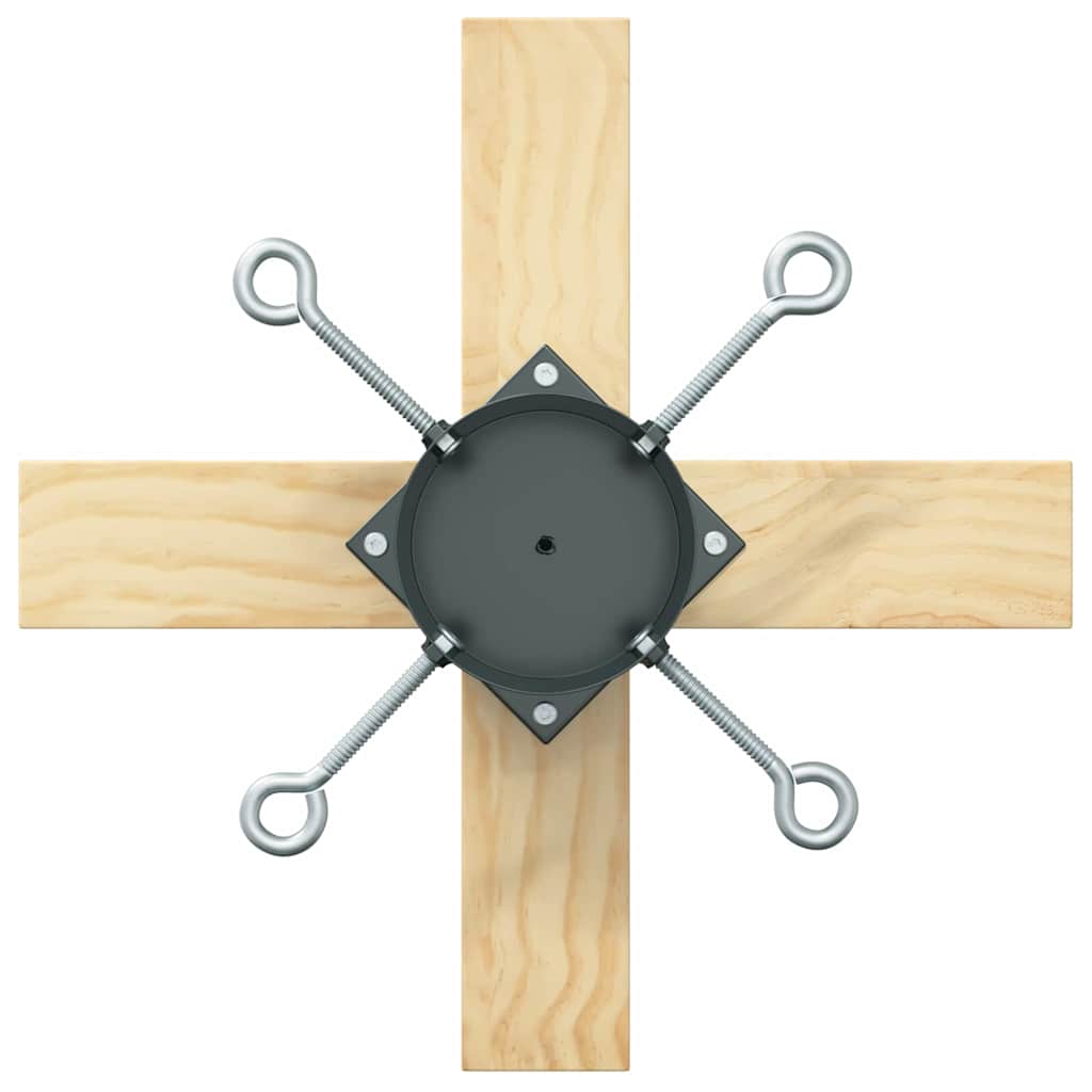 Weihnachtsbaumständer 50 X 50 X 16 Cm Massives Kiefernholz