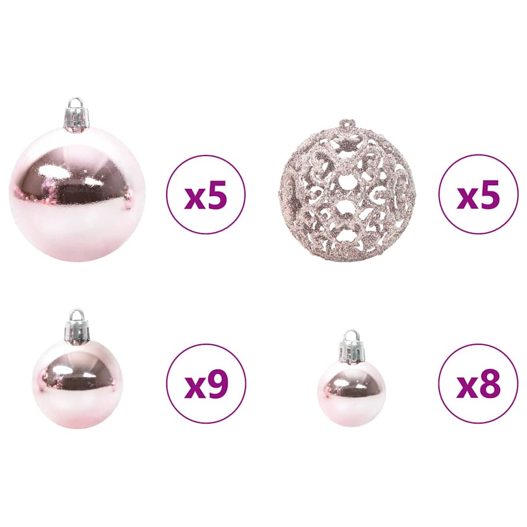 Künstlicher Klapp-Weihnachtsbaum Mit Tannenzapfen Grün