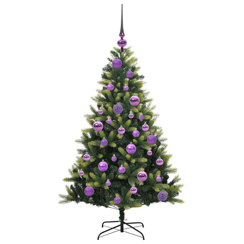 Künstlicher Geflammter Weihnachtsbaum 150 Leds Grün
