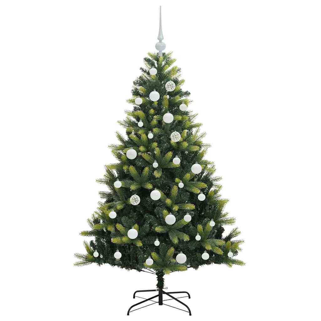 Künstlicher Geflammter Weihnachtsbaum 150 Leds Grün