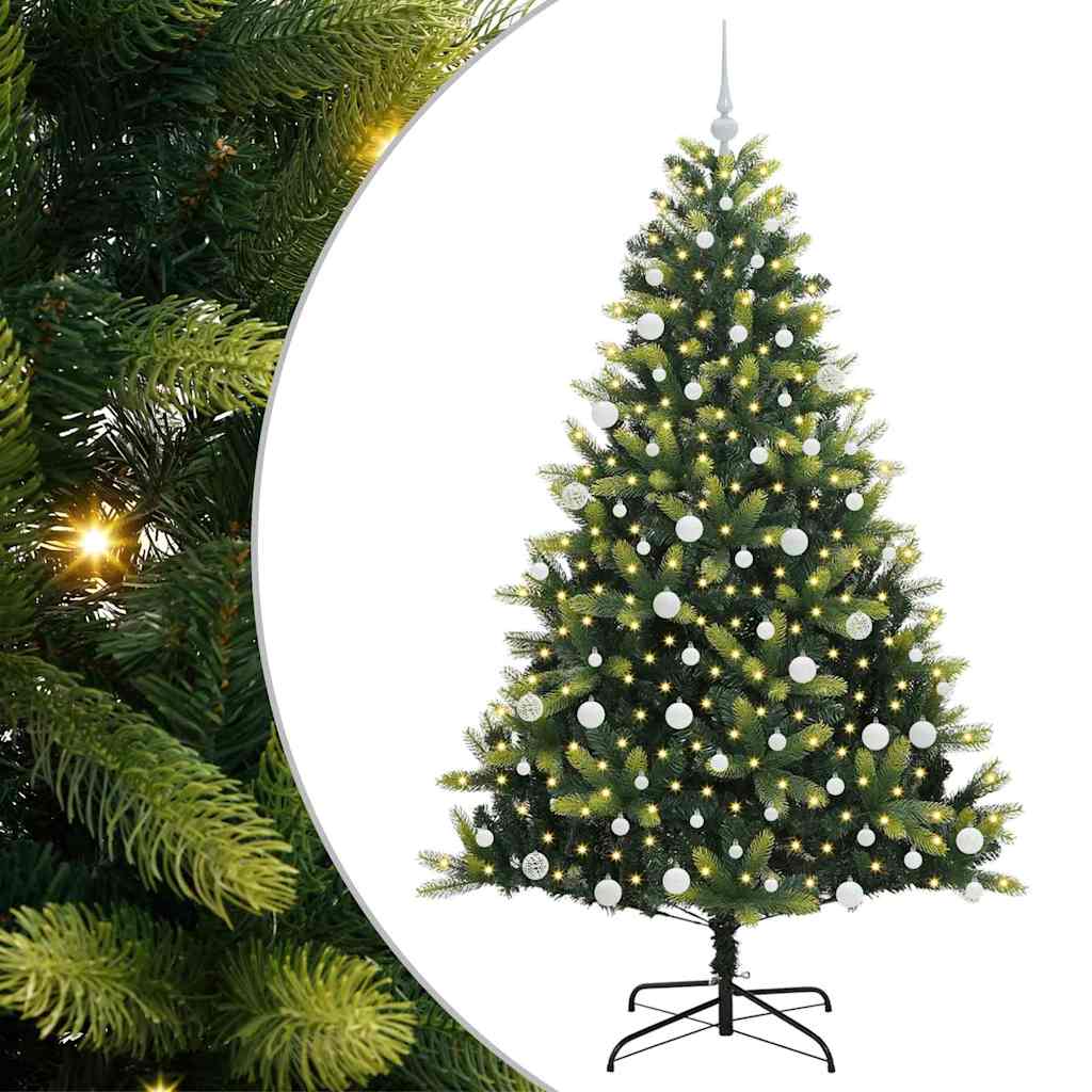 Künstlicher Geschmeidiger Weihnachtsbaum Mit 300 Leds