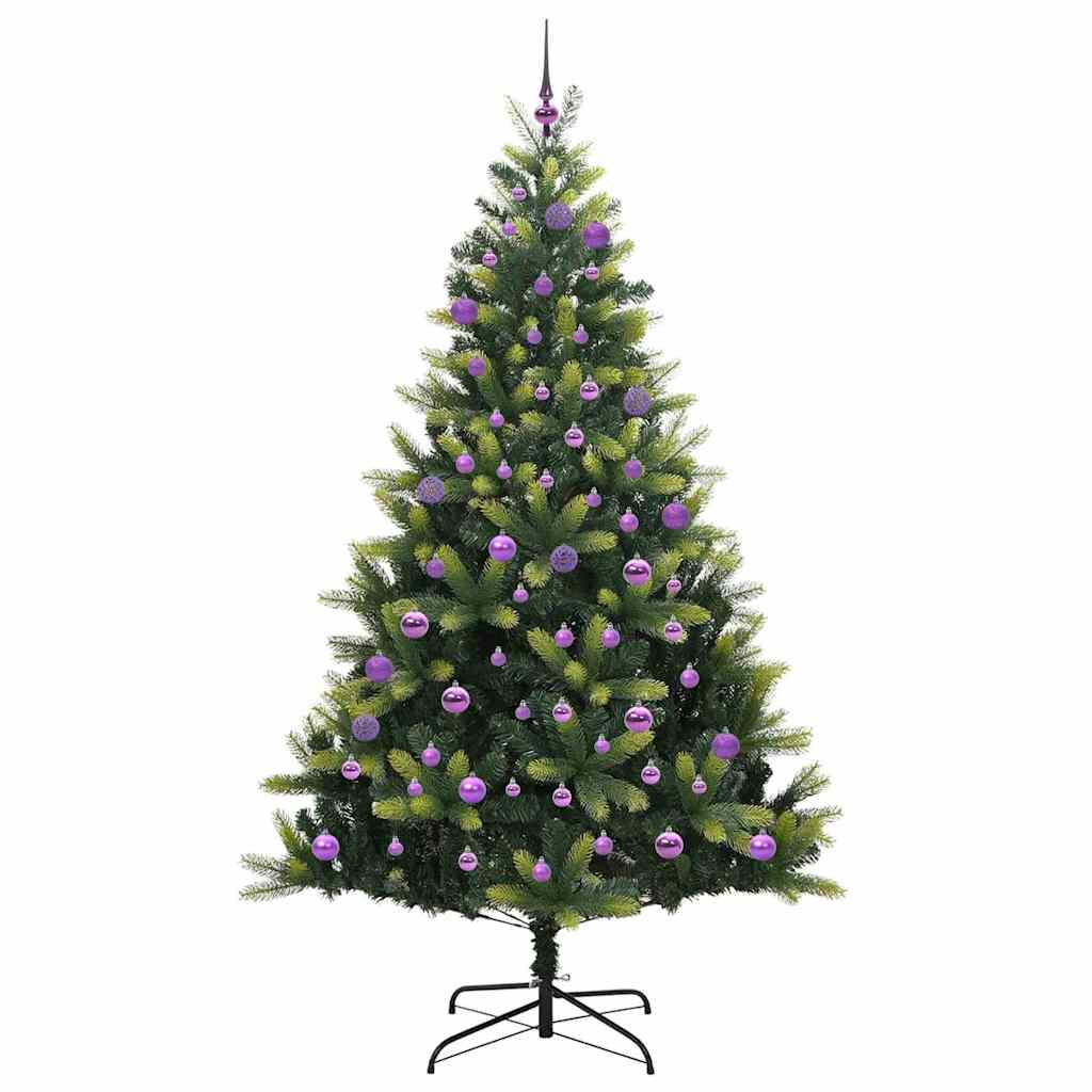 Künstlicher Klappbarer Weihnachtsbaum 300 Leds Grün