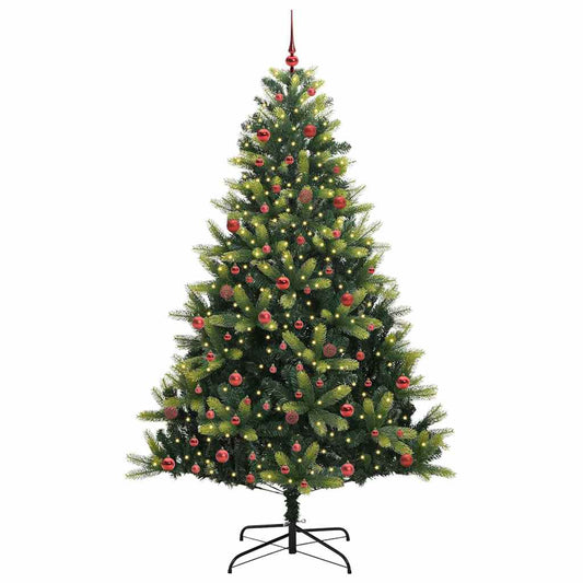 Künstlicher Faltbarer Weihnachtsbaum 300 Leds Grün