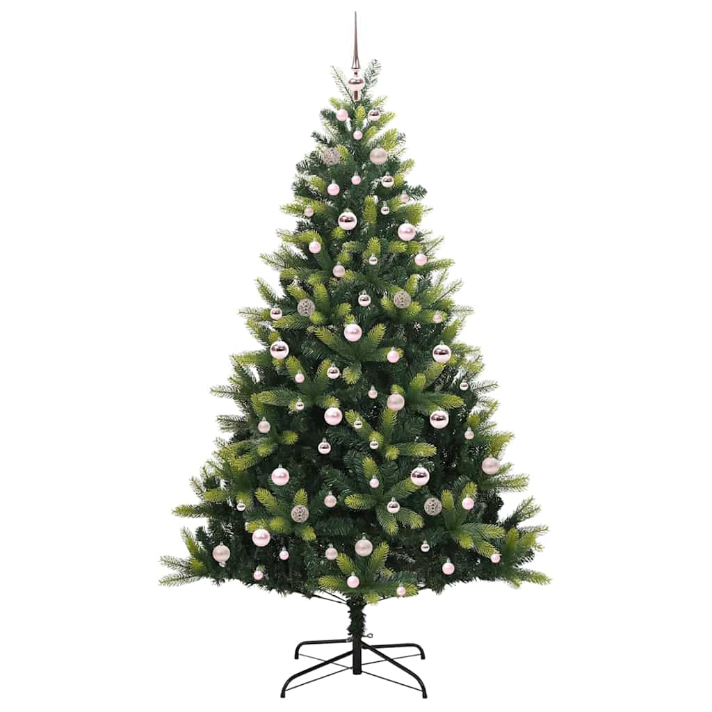 Künstlicher Klappbarer Weihnachtsbaum 300 Leds Grün