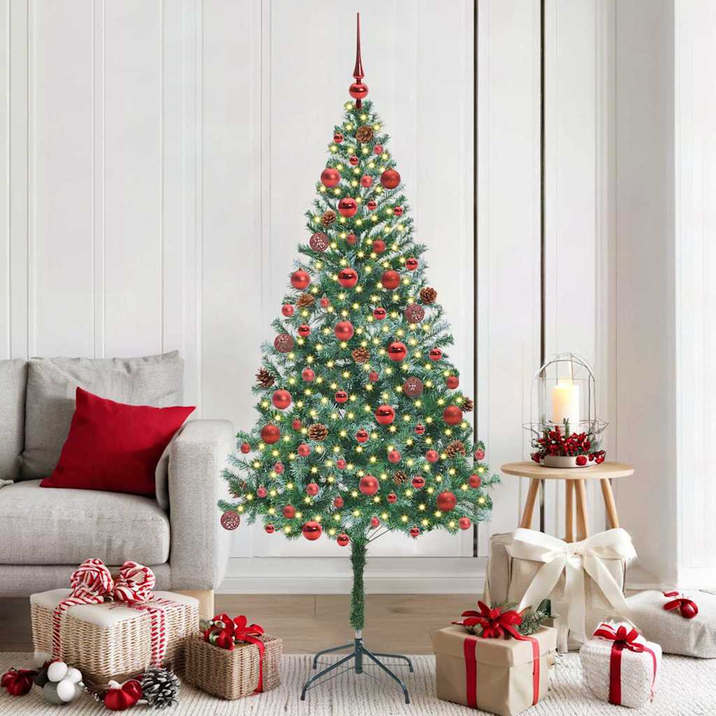 Künstlicher Weihnachtsbaum Grün 180 Cm Pvc Und Stahl