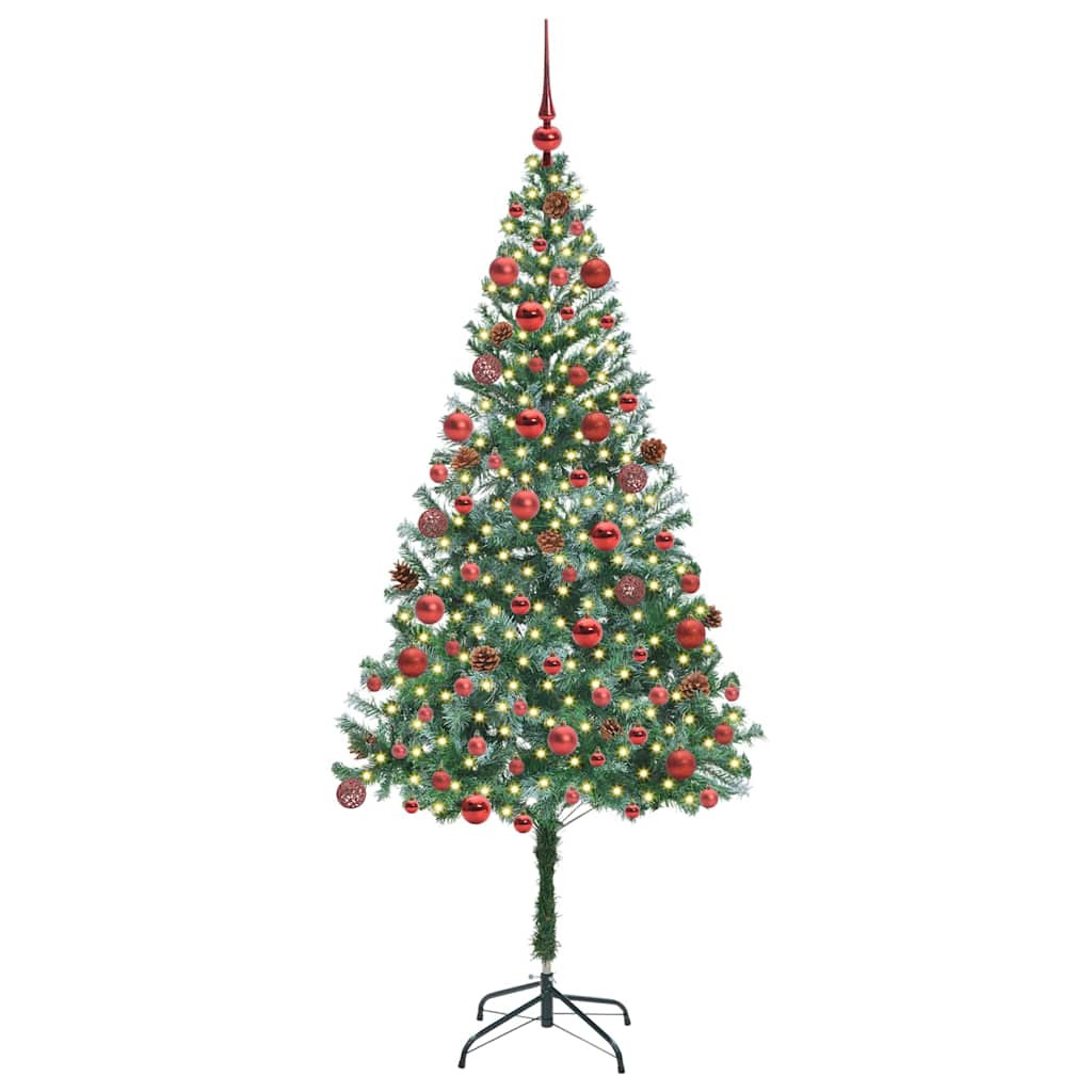 Künstlicher Weihnachtsbaum Grün 180 Cm Pvc Und Stahl
