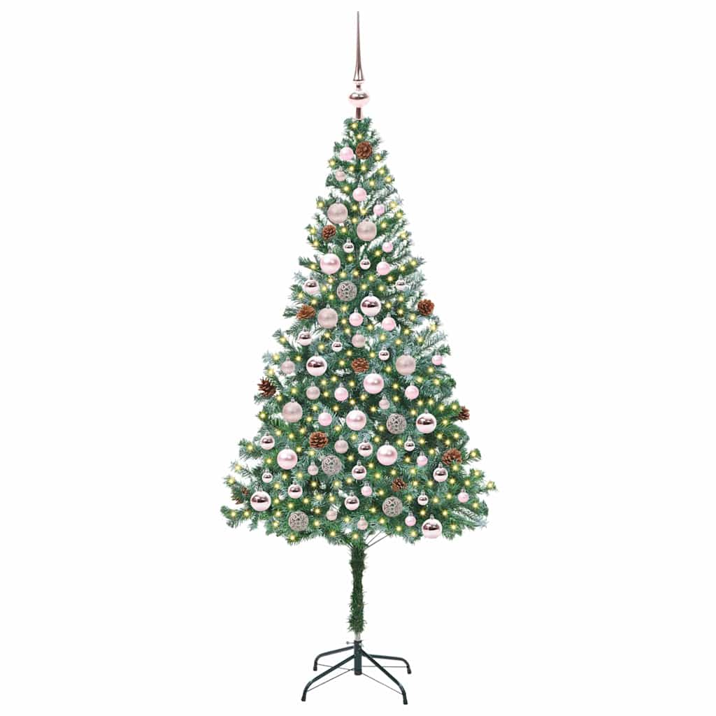 Künstlicher Weihnachtsbaum Grün 180 Cm Pvc Und Stahl