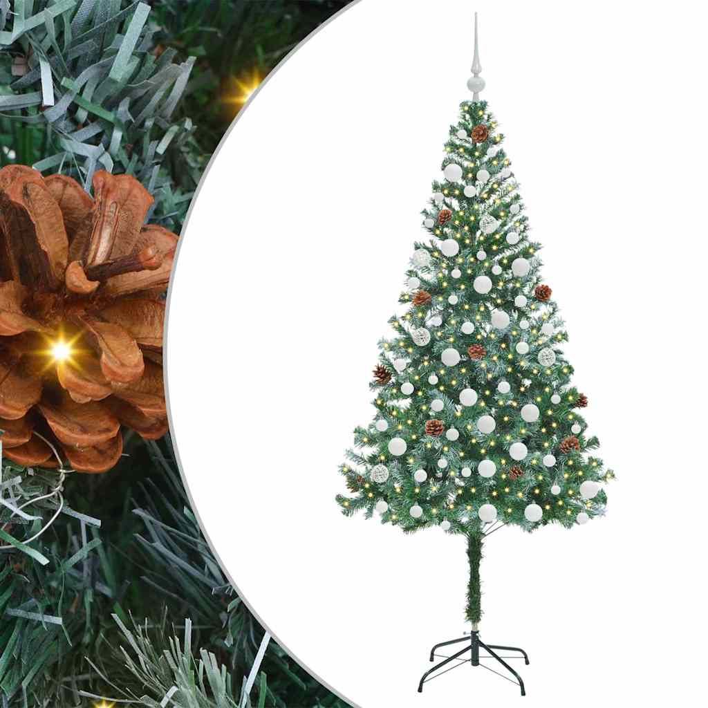 Künstlicher Weihnachtsbaum Grün 180 Cm Pvc Und Stahl