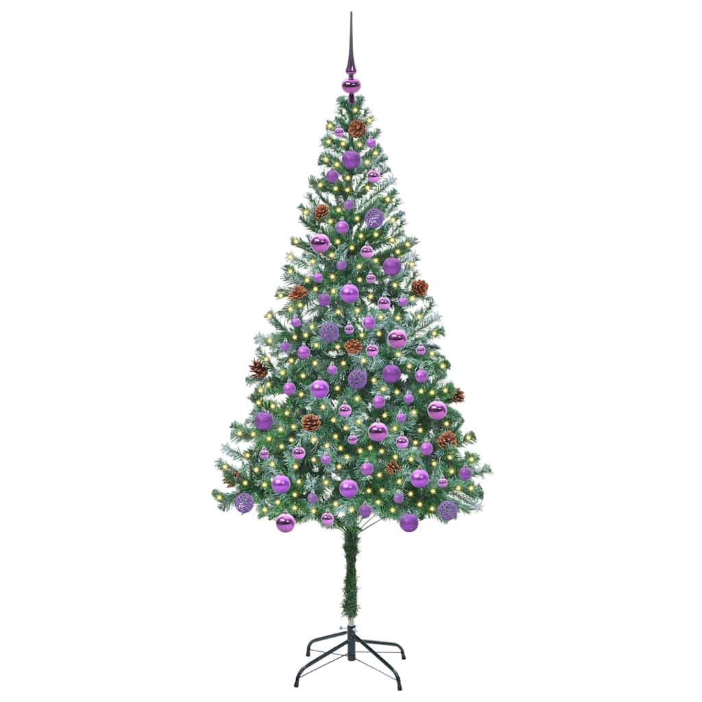 Künstlicher Weihnachtsbaum Grün 180 Cm Pvc Und Stahl