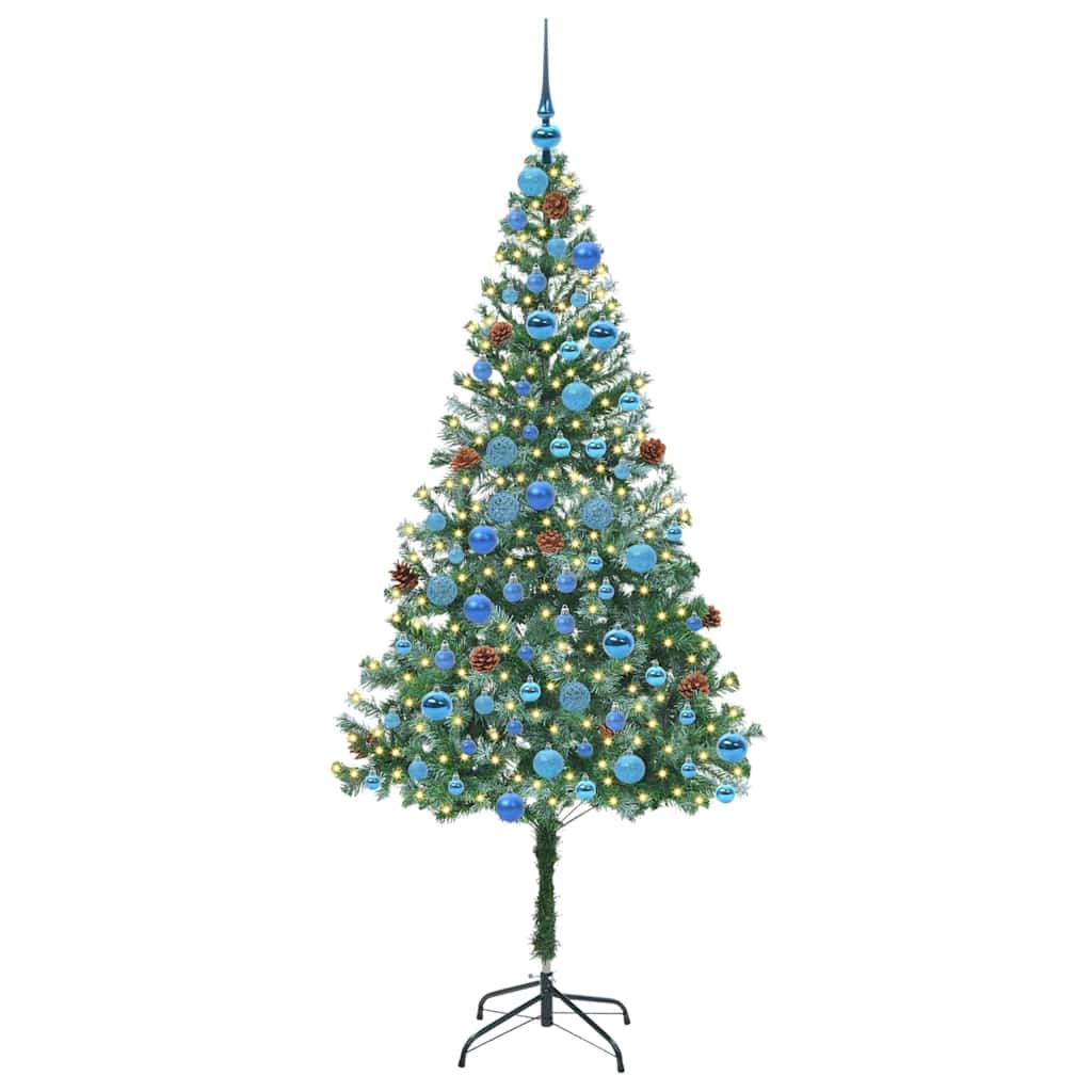 Künstlicher Weihnachtsbaum Grün 180 Cm Pvc Und Stahl