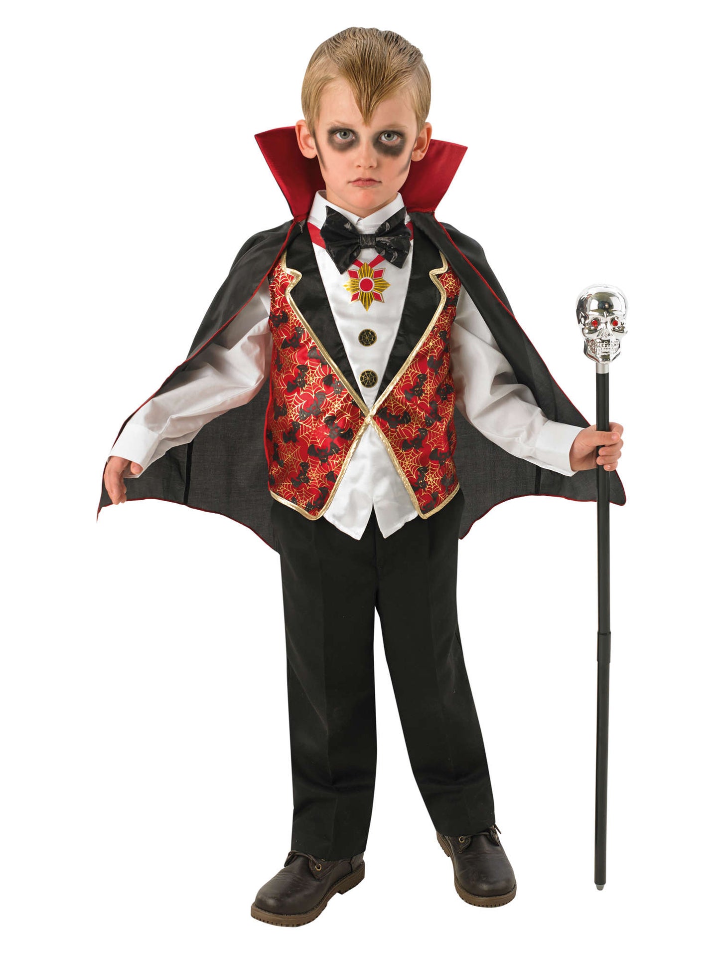 Rubies VAMPIRE Dracula Kinderkostüm für Jungen mit Umhang – Produktansicht