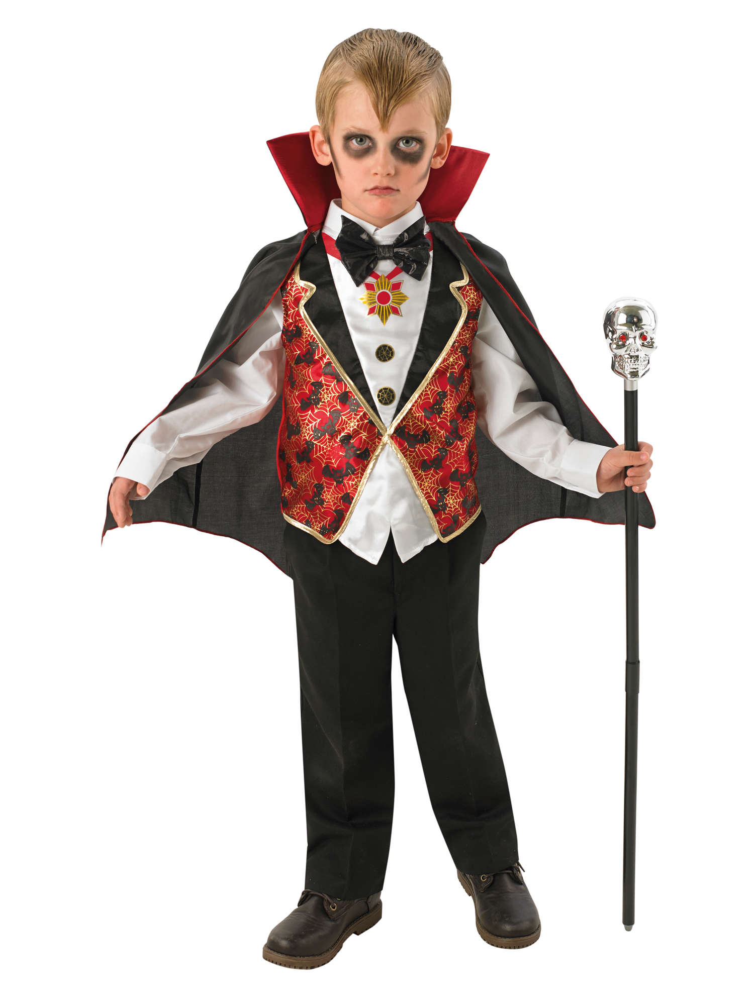 Rubies VAMPIRE Dracula Kinderkostüm für Jungen mit Umhang – Produktansicht