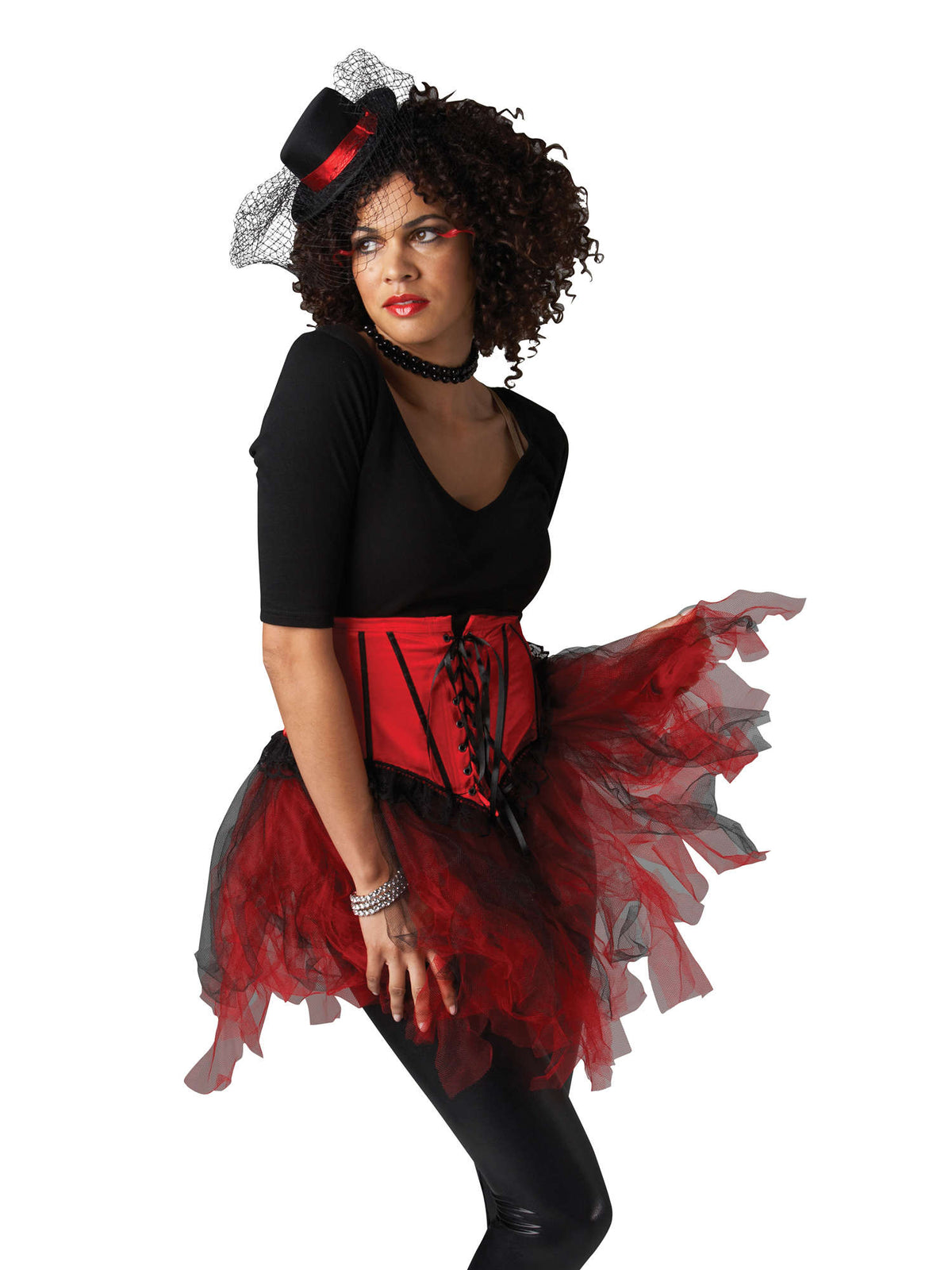 Rubies BURLESQUE TUTU- BLK & RED Kinderkostüm für Mädchen