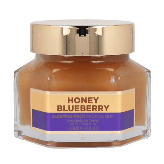 HOLIKA HOLIKA Honey Blueberry Sleeping Pack De Nuit 90 ml Nachtpflege Maske Kosmetik