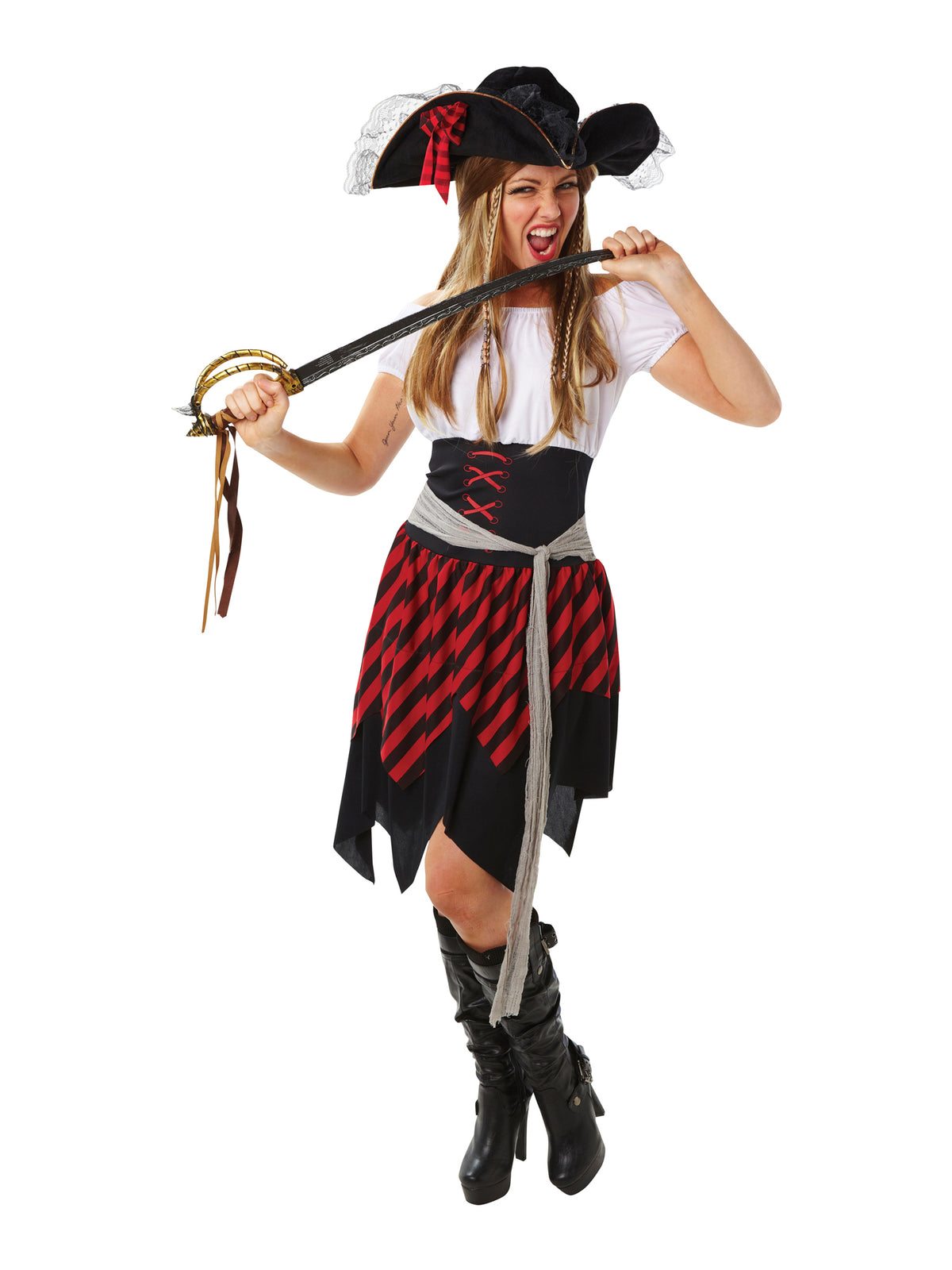 Rubies Female Pirate Costume Kostüm für Erwachsene für Damen